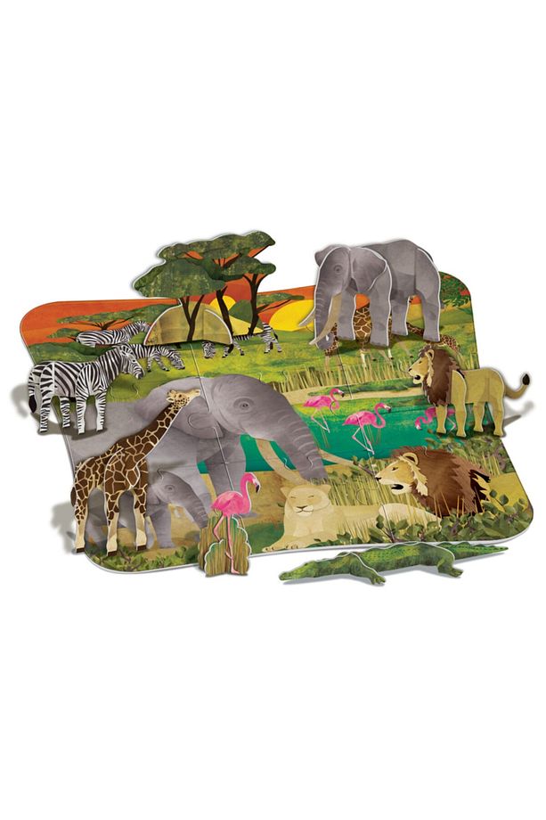 3d Dev Yer Yapbozu Safari 54 Parça 4679 - 2