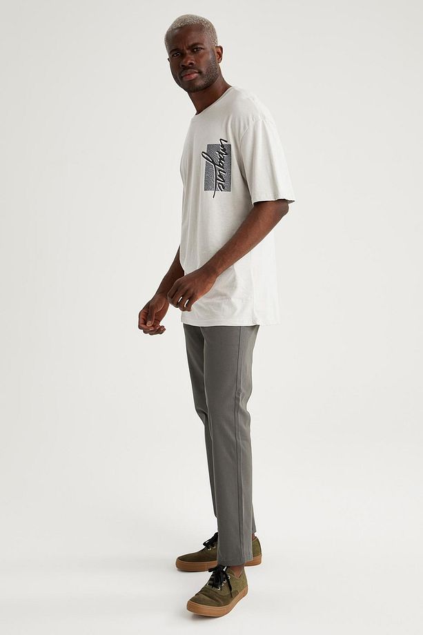 Regular Fit Basic Chino Pantolon - 5