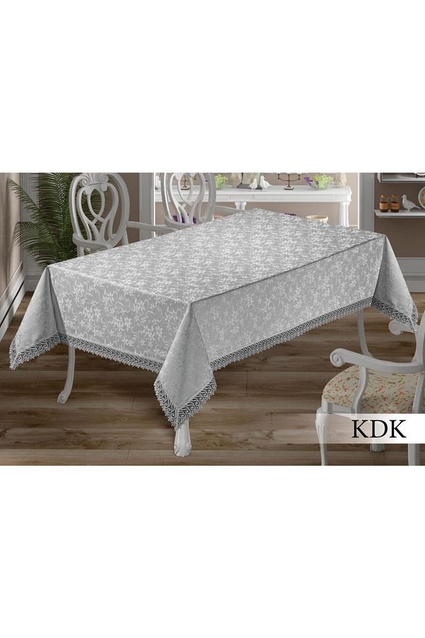 Kdk Model Kenar Güpürlü Masa Örtüsü Vip Kalite - 3