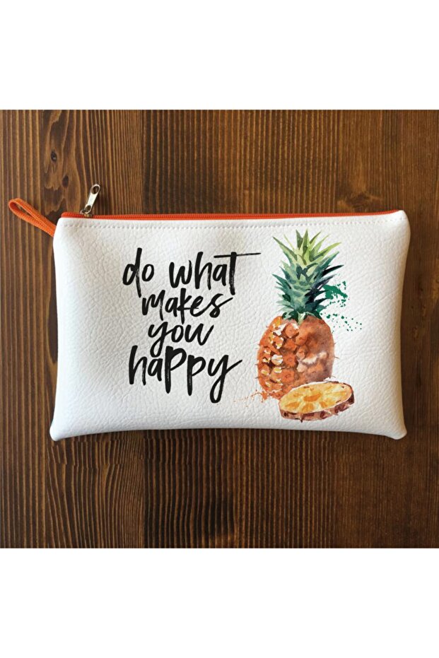 حقيبة يد منقوشة بالأناناس - 1