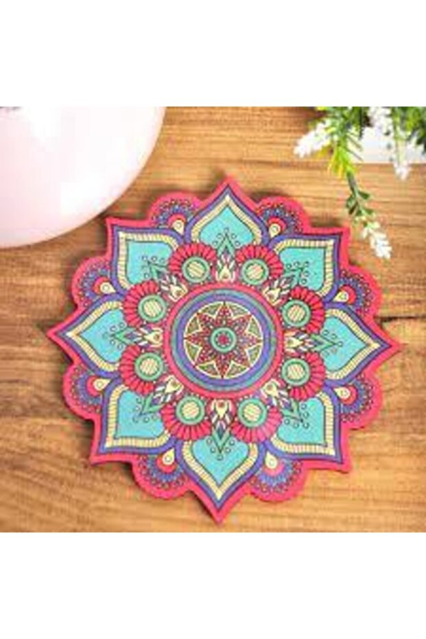 Ahşap Mandala Desenli Nihale - 1