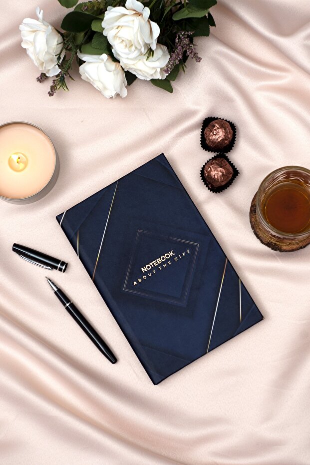 Lacivert Notebook Defter - 1