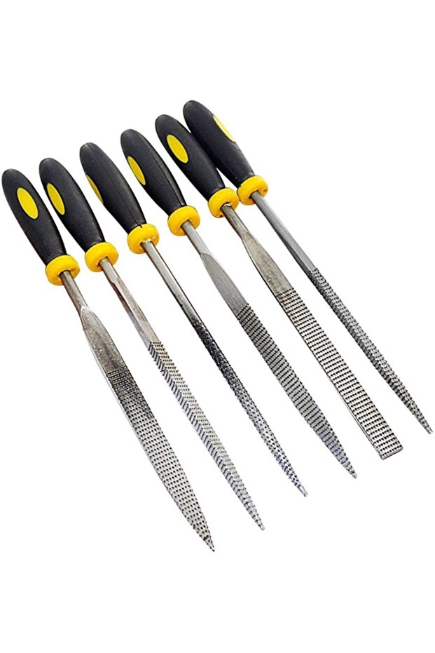 Makroyapi Ahşap Ege Törpü Ve Kıl Testere Seti 6 Li Mini Eğe Seti - 2