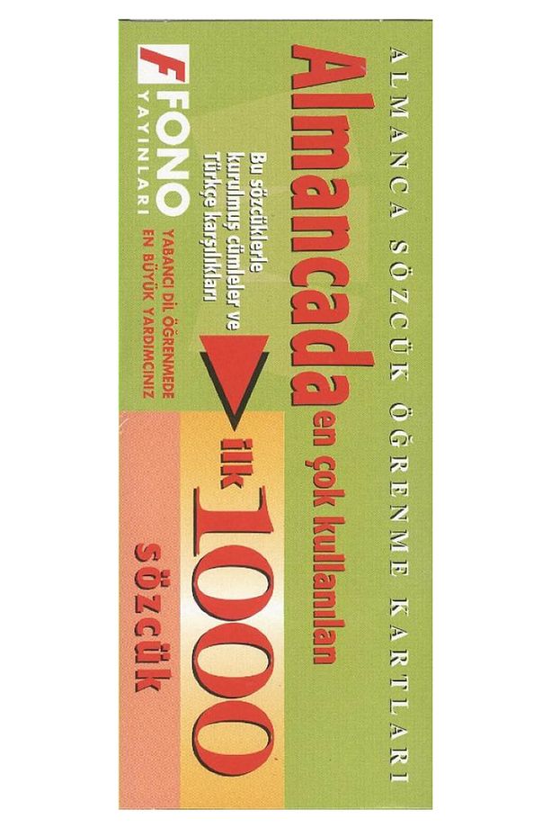 Almancada İlk 1000 Sözcük Kartları - Kolektif - 1