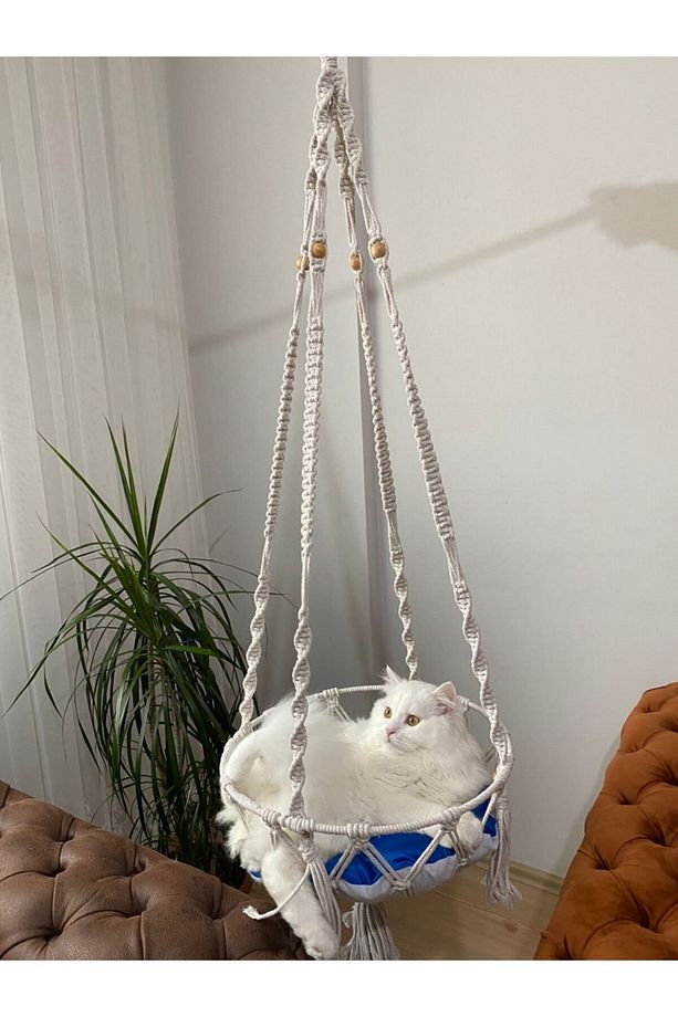 Makrome Kedi Salıncağı - 2