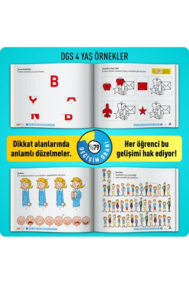 Adeda Dikkati Güçlendirme Seti 4 Yaş + Yazmayı Güçlendirme Seti - 9