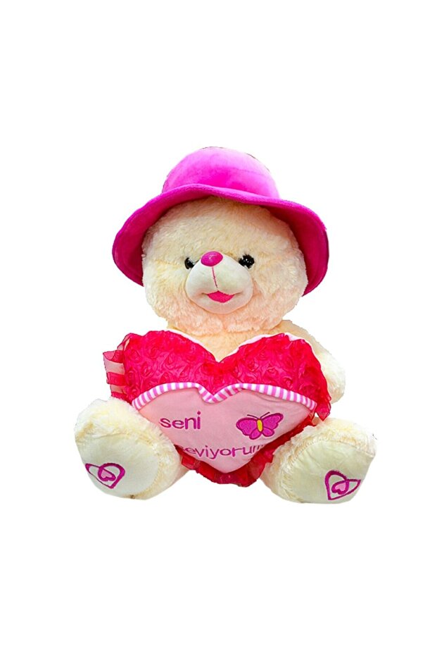 Bear with Plush Hat 45 cm - 1