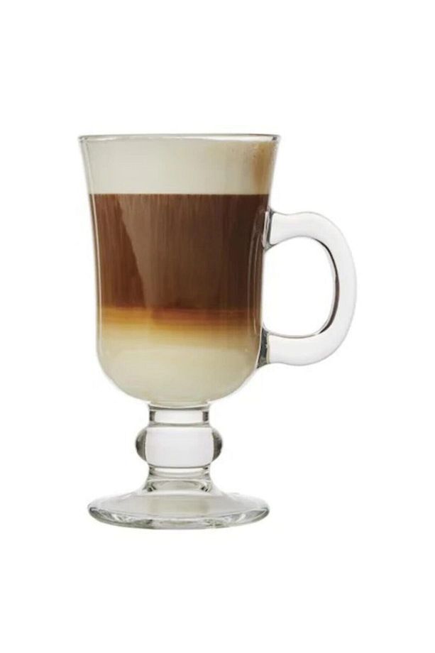 2 Adet Irısh Kulplu Latte Bardak 55141 Sb129 - 1