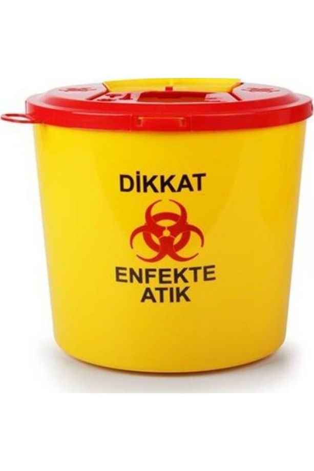 Tıbbi Atık Çöp Kovası 1,3 Lt - 1