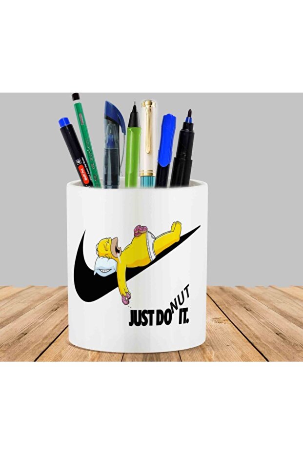 Homer Simpsons Just Donut It Cactus Succulent Pot Pen Holder