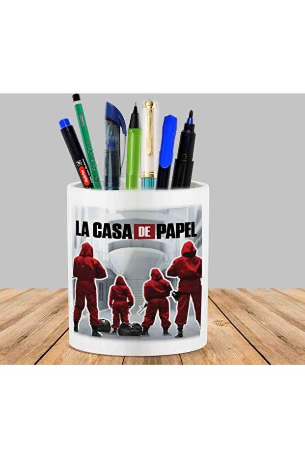 La Casa De Papel Modern Cactus Succulent Flower Pot Pen Holder