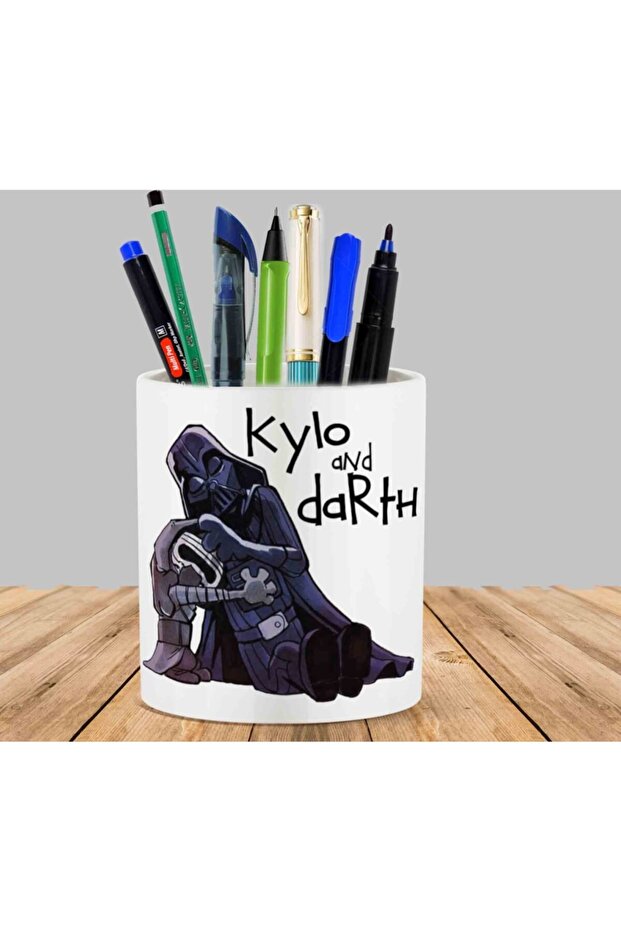 Kylo And Darth Star Wars Cactus Succulent Flower Pot Pen Holder