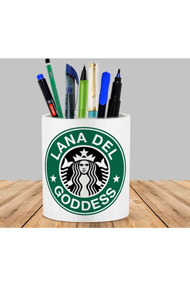 Lana Del Rey Goddes Cactus Succulent Flower Pot Pen Holder