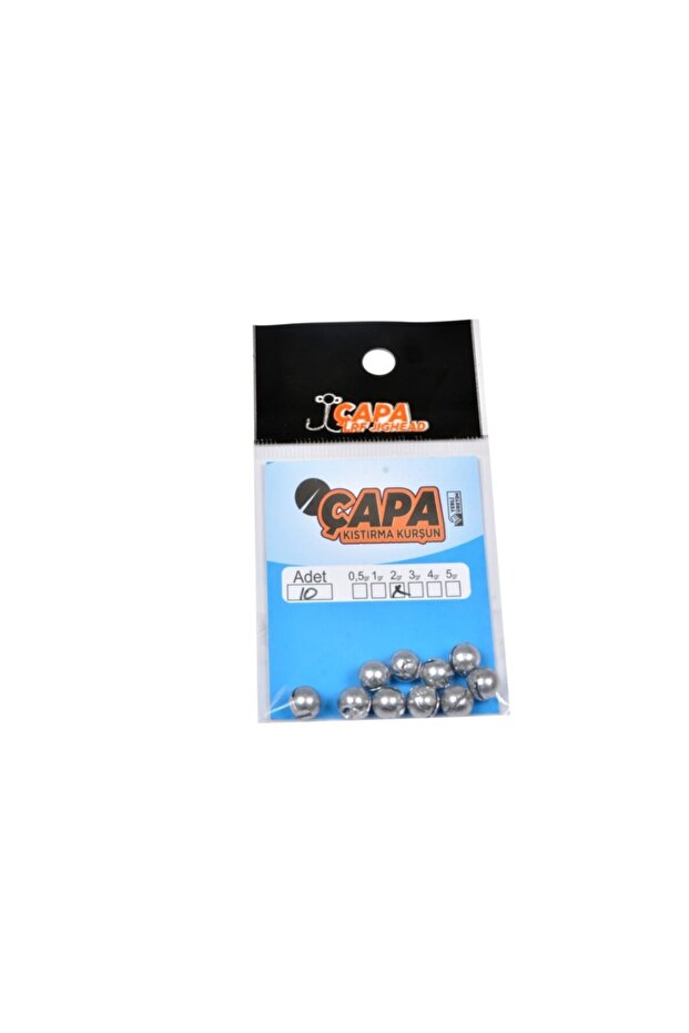 Crisp Fishing Lead 10 Pack - 3 g