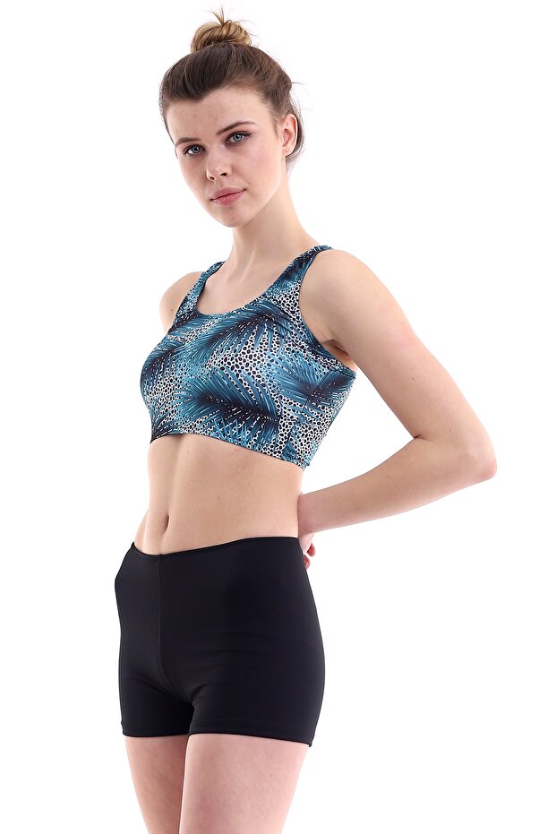 Kadın Şortlu Badili Bikini - 2