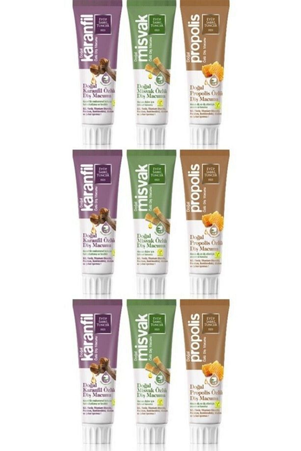 Misvak+karanfil+propolis Diş Macunu 75ml 9lu Set - 1