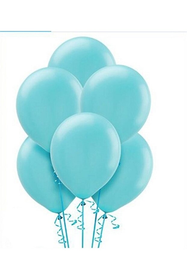 Metallic Balloon 10 Pieces Light Blue