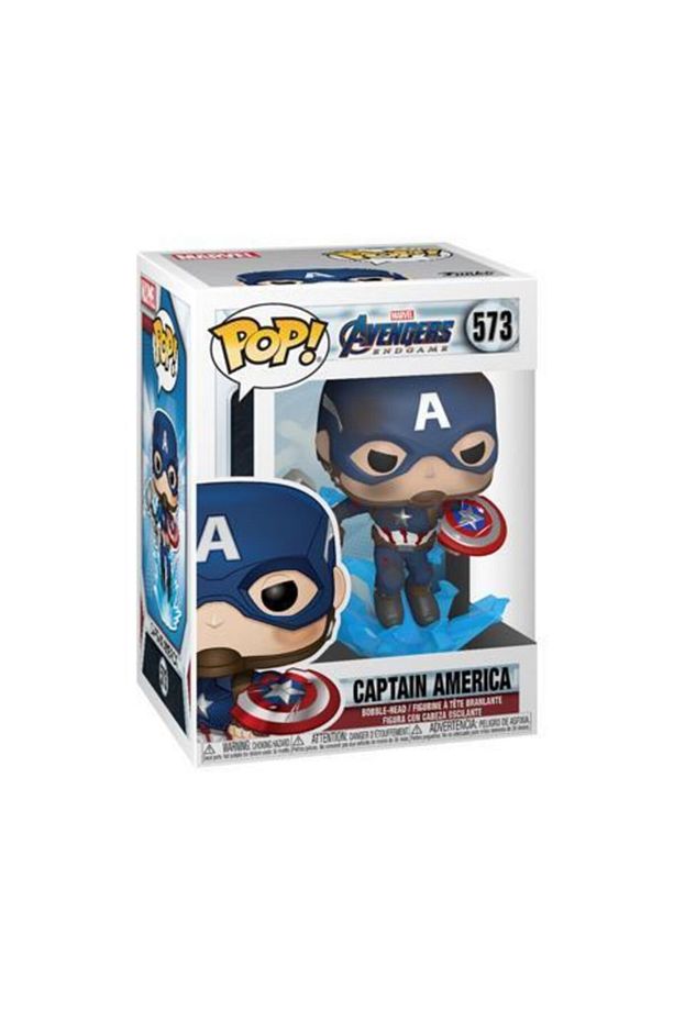 Pop Marvel Avengers Endgame Captain America With Broken Shield Figürü - 2