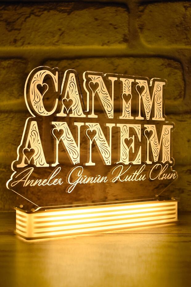 Anneye Hediye 3d Lamba