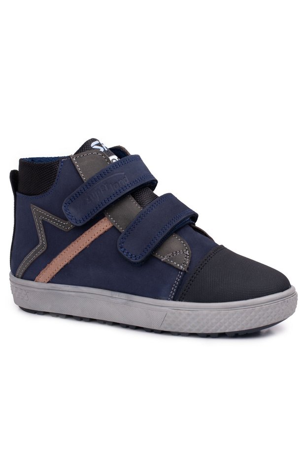 Children's Navy Blue Color New Season Boots Winter Children's Boots Trekking Unisex & Bootie