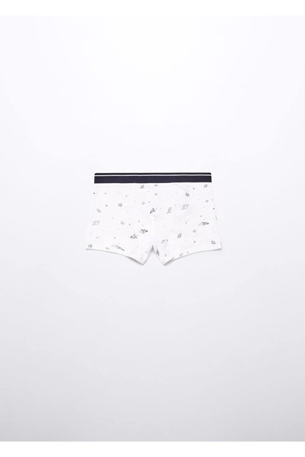 3'lü desenli boxer seti - 3