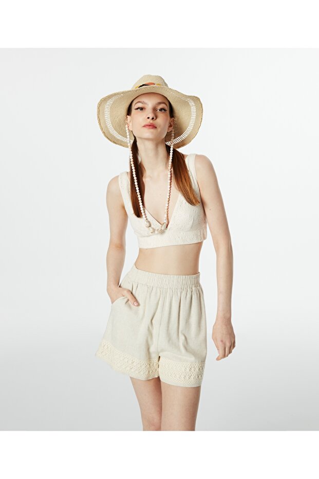 Beli Elastik Şort - 2