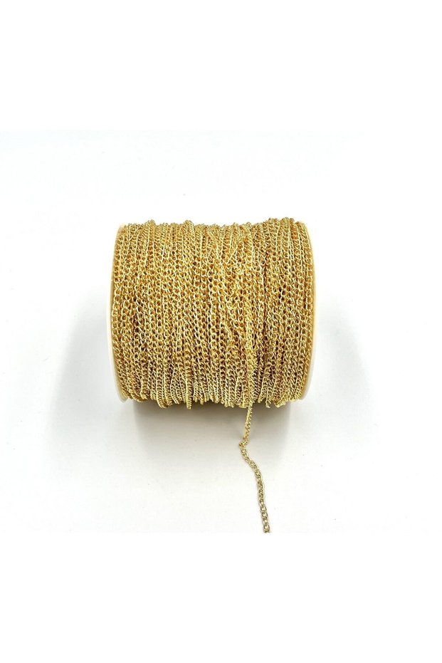 Blackening Free 0.6 Mm Gold Chain 5 Meters