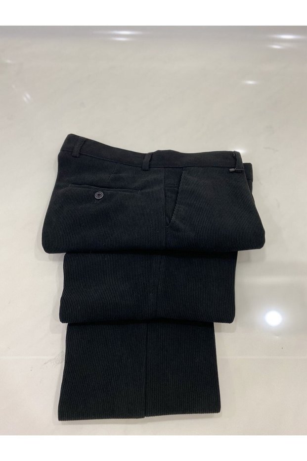 Gambia Men's Relaxed Fit Classic Winter Fleece Inside High Quality Velvet Pants Dad