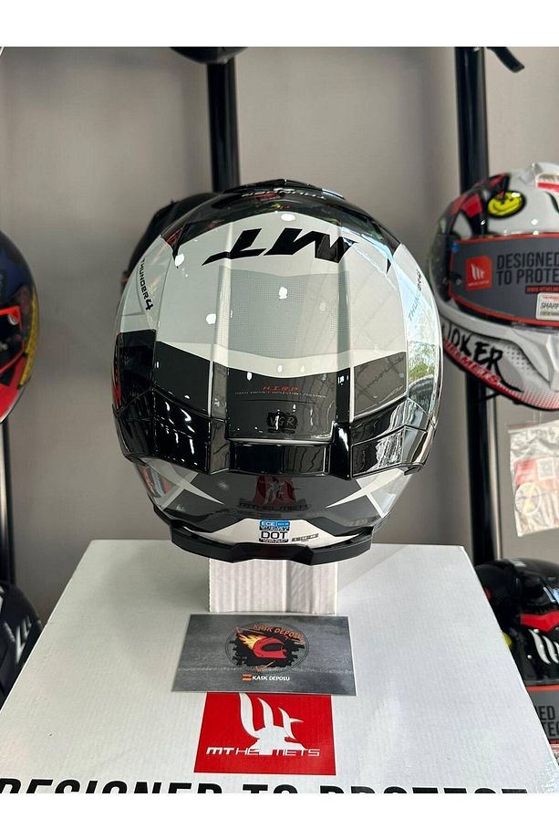 Thunder 4 Sv Exeo C2 Gloss Titanium Full Face Kapalı Kask - 3