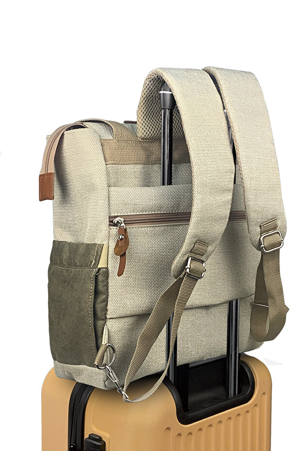 Platinum 2 In 1 Anne Bebek Bakım Sırt Ve Omuz Çantası-bej - 4