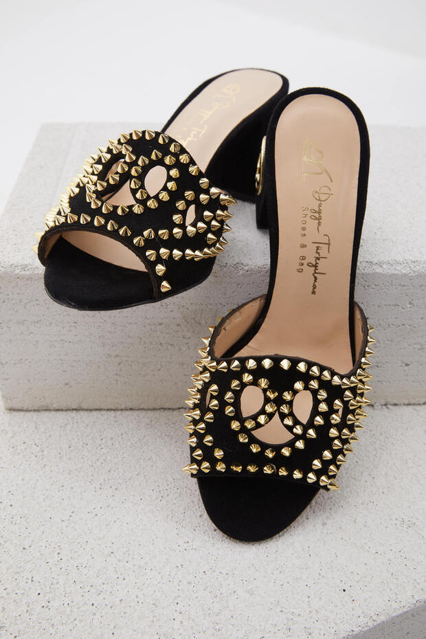 Special Design Genuine Leather Women's Slippers
