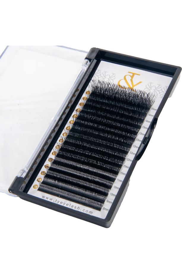 İpek Kirpik , W 6P CC Kıvrım , 0.07 Kalınlık , 12 mm , T&Y , 16 Sıra - 3