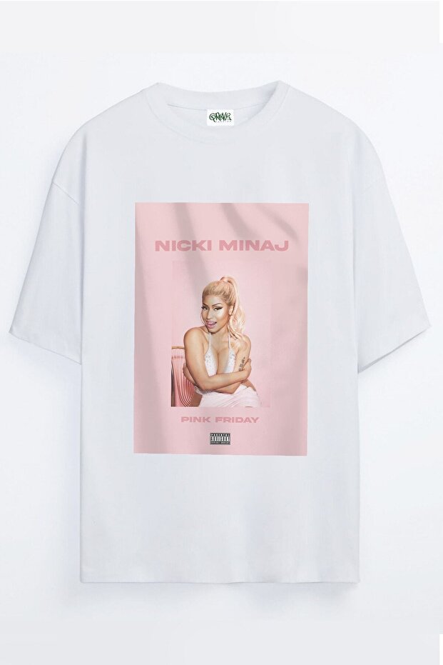 Nicki Minaj Pink Friday Printed Unisex Oversize T-shirt