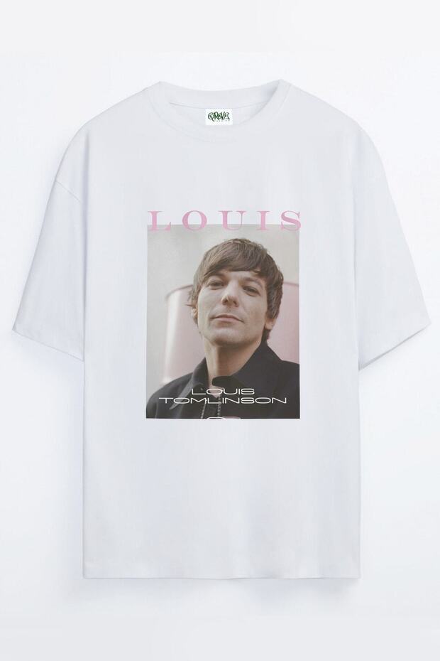 Unisex Louis Tomlinson Printed Oversize T-shirt