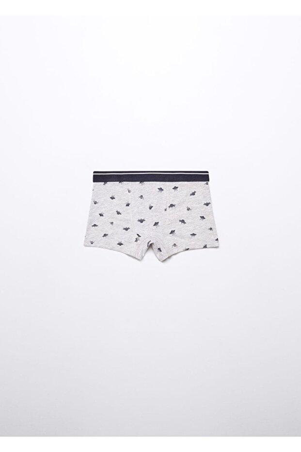 3'lü desenli boxer seti - 4