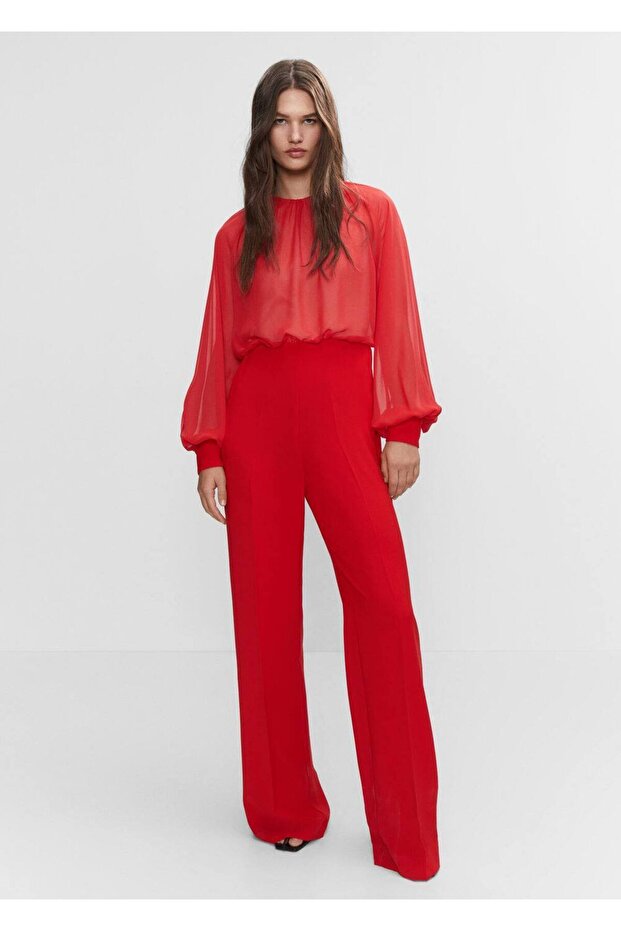 Yarı Şeffaf Tül Tulum - 2