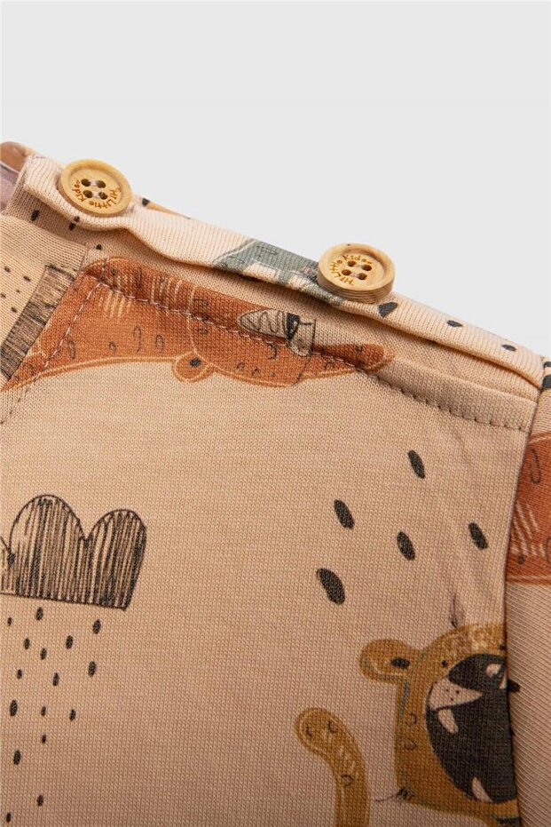 Baskılı T-shirt - 4