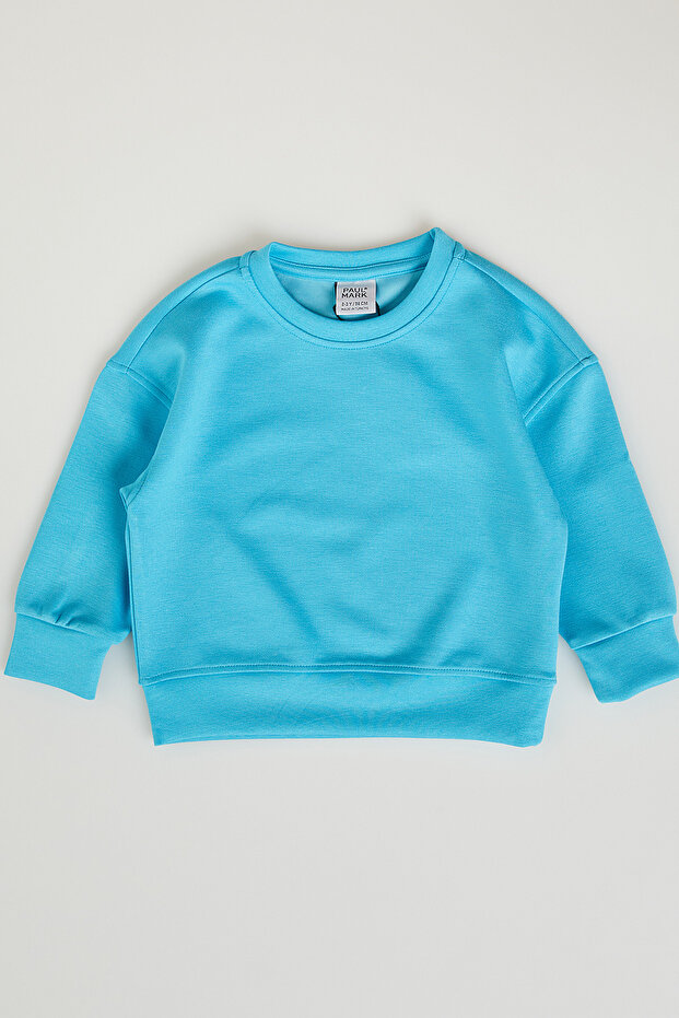 Girl's Basic Sweat Top - 1