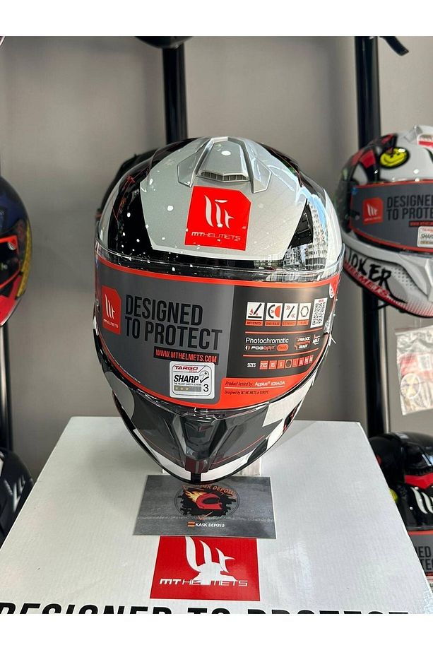 Thunder 4 Sv Exeo C2 Gloss Titanium Full Face Kapalı Kask - 2