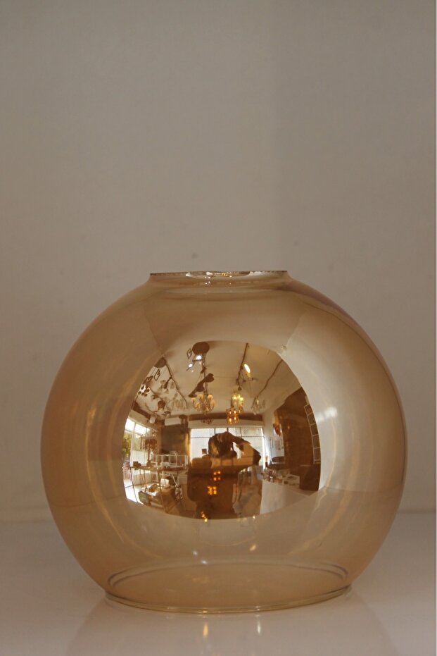 AYDINLATMA BAL RENGİ AVİZE CAMI - 1