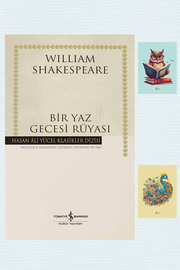 Bir Yaz Gecesi Rüyası - Hasan Ali Yücel Klasikleri - William Shakespeare (2 with Notebooks)