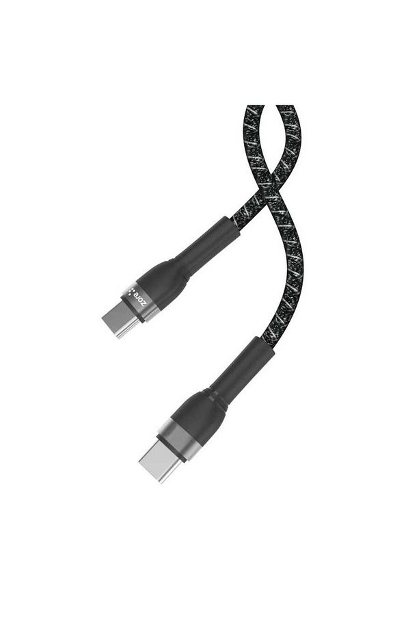 Type-c to Type-c PD Kablo 30 Cm Uyumlu Siyah Örgü Kaplama Yüksek Dayanıklı Kalite - 3