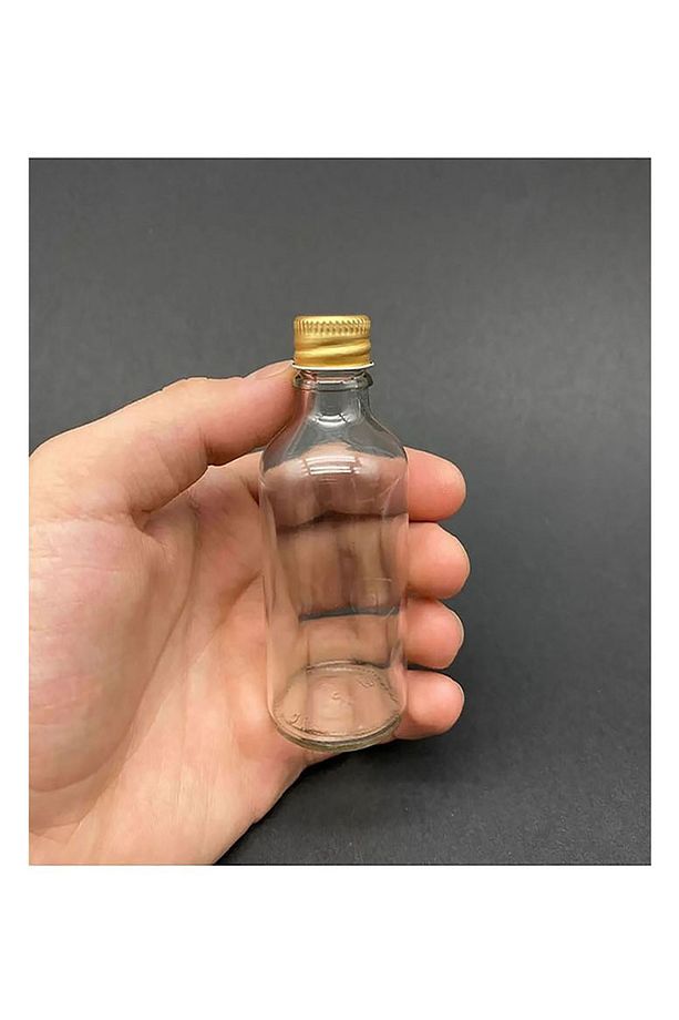 15 Adet 20ml Çok Amaçlı Cam Şişe Küçük Gold Kapak Oda Kokusu Esans Yağ Şişesi 15x20ml - 1