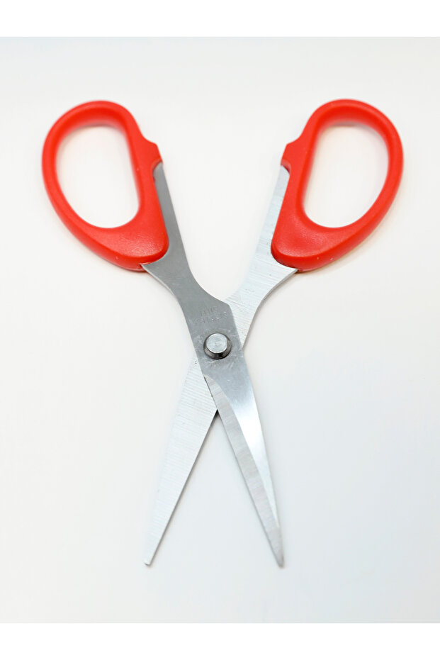 مقص حاد صغير باللون الأحمر - 4