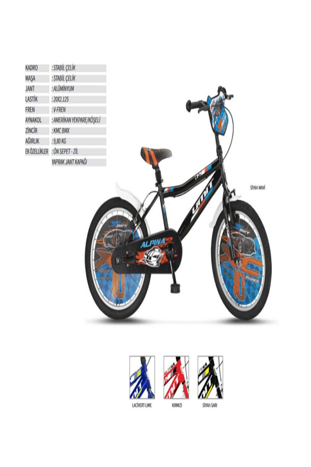 2047 Alpina-M-BMX-V 20 Jant Erkek Çocuk Bisiklet - 1