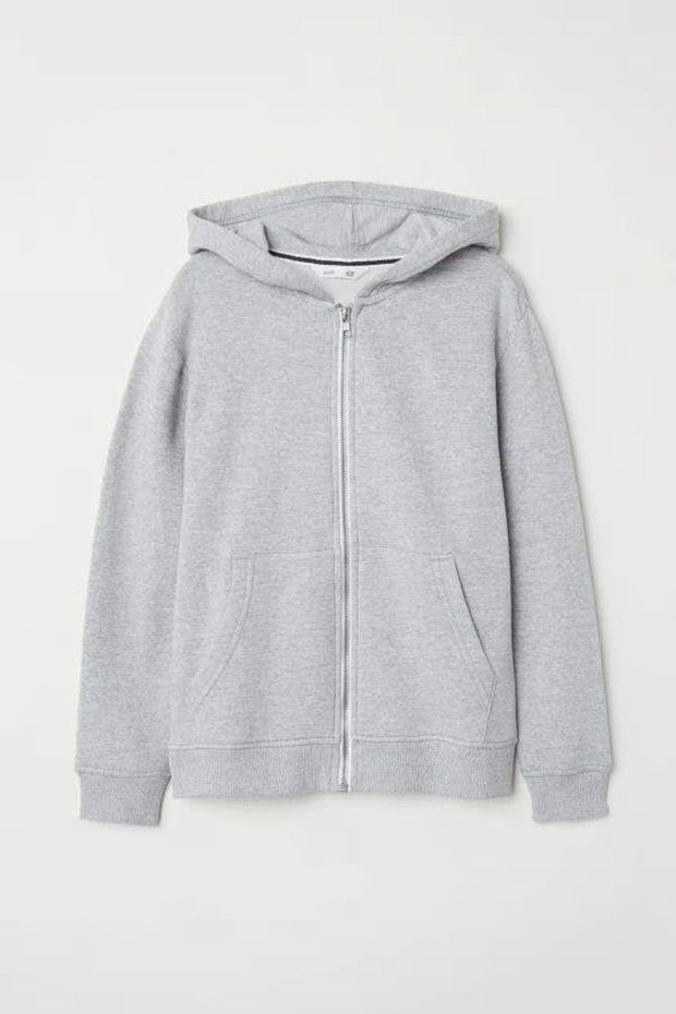 Tech Basic Oversize Gri Hırka - 1