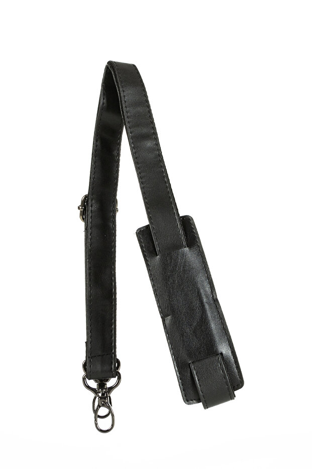 حقيبة جلدية قابلة للتعديل بحزام طويل - 2