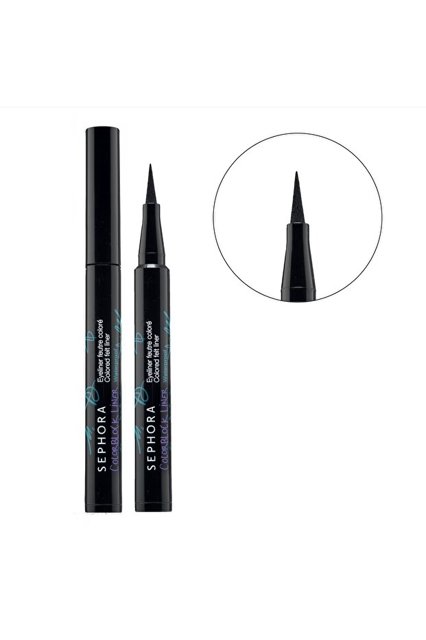 Single Action Intense Black Black Ink Classic Line Eyeliner - 3