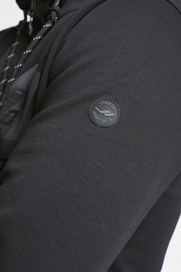 23b-1104 Fermuarlı Kapşonlu Üst - 6