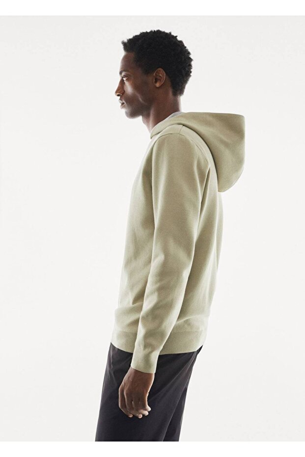 Kapüşonlu Hava Geçirgen Sweatshirt - 6